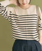 【アイテムズアーバンリサーチ/ITEMS URBAN RESEARCH】の『洗濯可』アウトリンキングVネックニット BORDER|ID: prp329100004706074 ipo3291000000034226815