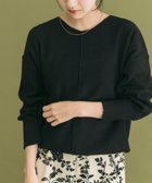 【アイテムズアーバンリサーチ/ITEMS URBAN RESEARCH】の『洗濯可』アウトリンキングVネックニット BLK|ID: prp329100004706074 ipo3291000000034226817