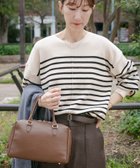 【アイテムズアーバンリサーチ/ITEMS URBAN RESEARCH】の『洗濯可』アウトリンキングVネックニット 人気、トレンドファッション・服の通販 founy(ファニー) ファッション Fashion レディースファッション Fashion for Women トップス・カットソー Cut & Sew Tops ニット Knit Tops & Sweaters Vネックトップス V-Neck Tops / V-Cut Neckline Shirts 2025年 2025 2025-2026秋冬・A/W Autumn/Winter 2025–26 AW25–26 冬 Winter / This Winter ベーシック Basic, Essential ボーダー Border, Stripe エレガント 上品 Elegant 人気 Popular, Best Seller 今季 This Season, Current Season 定番 Standard, Basic Item 無地 Plain, Solid Color A/W・秋冬 Autumn/Winter thumbnail BORDER|ID: prp329100004706074 ipo3291000000036070278