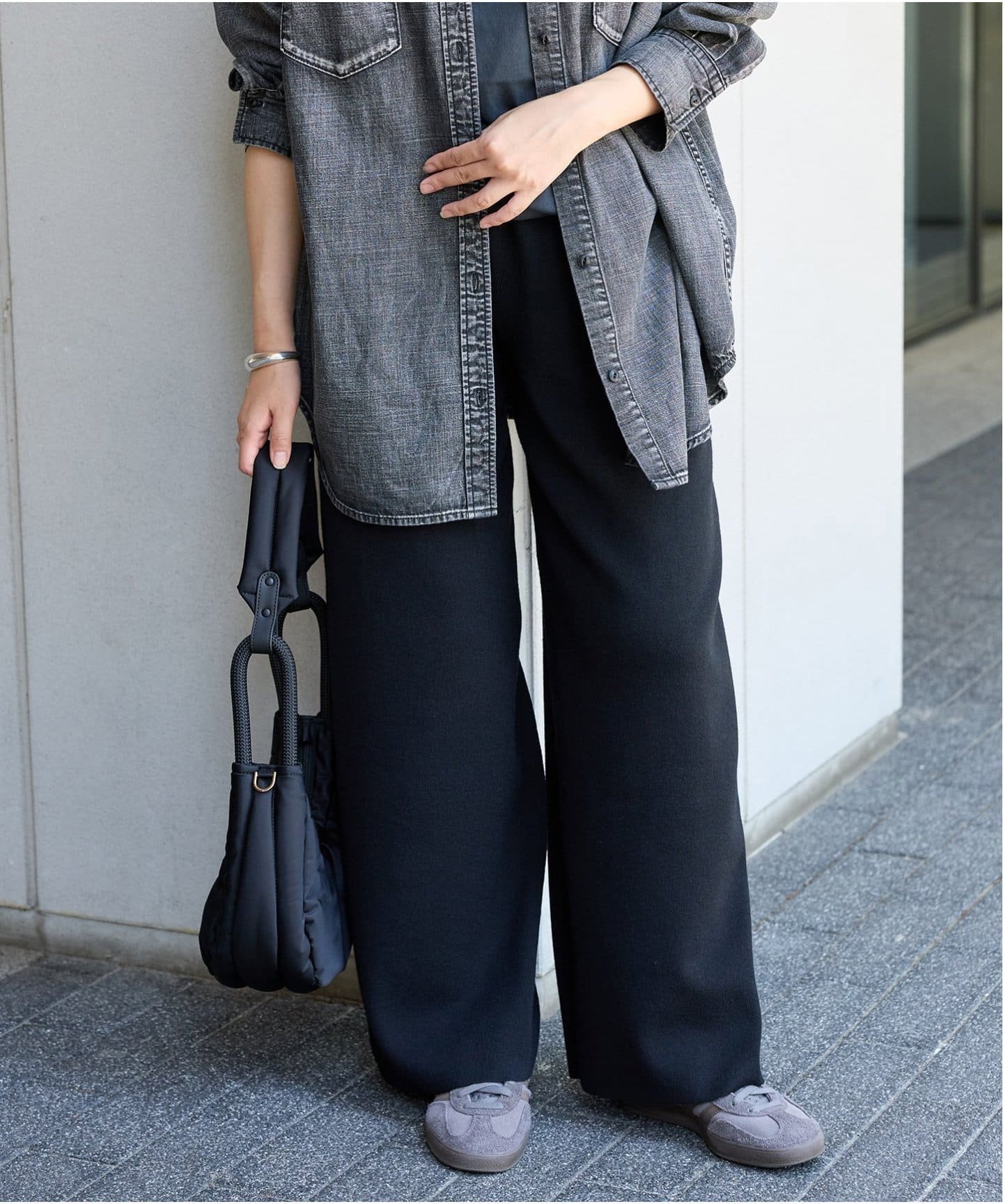 【ジャーナルスタンダード/JOURNAL STANDARD】の《WEB限定追加》ウォッシャブルTEXBRID ワイドパンツ インテリア・キッズ・メンズ・レディースファッション・服の通販 founy(ファニー) 　ファッション　Fashion　レディースファッション　Fashion for Women　パンツ　Pants & Trousers　ウォッシャブル　Machine Washable　スウェット / スエット　Sweatshirt, Sweatwear　スマート　Smart, Elegant　セットアップ　Set-Up, Coordinated Outfit　定番　Standard, Basic Item　人気　Popular, Best Seller　リラックス　Relax, Relaxed Fit　ルーズ　Loose, Oversized　ワイド　Wide, Wide Fit　おすすめ　Recommended / Our Picks　2025年　2025　2025-2026秋冬・A/W　Autumn/Winter 2025–26 AW25–26　ブラック|ID: prp329100004706094 ipo3291000000033987656
