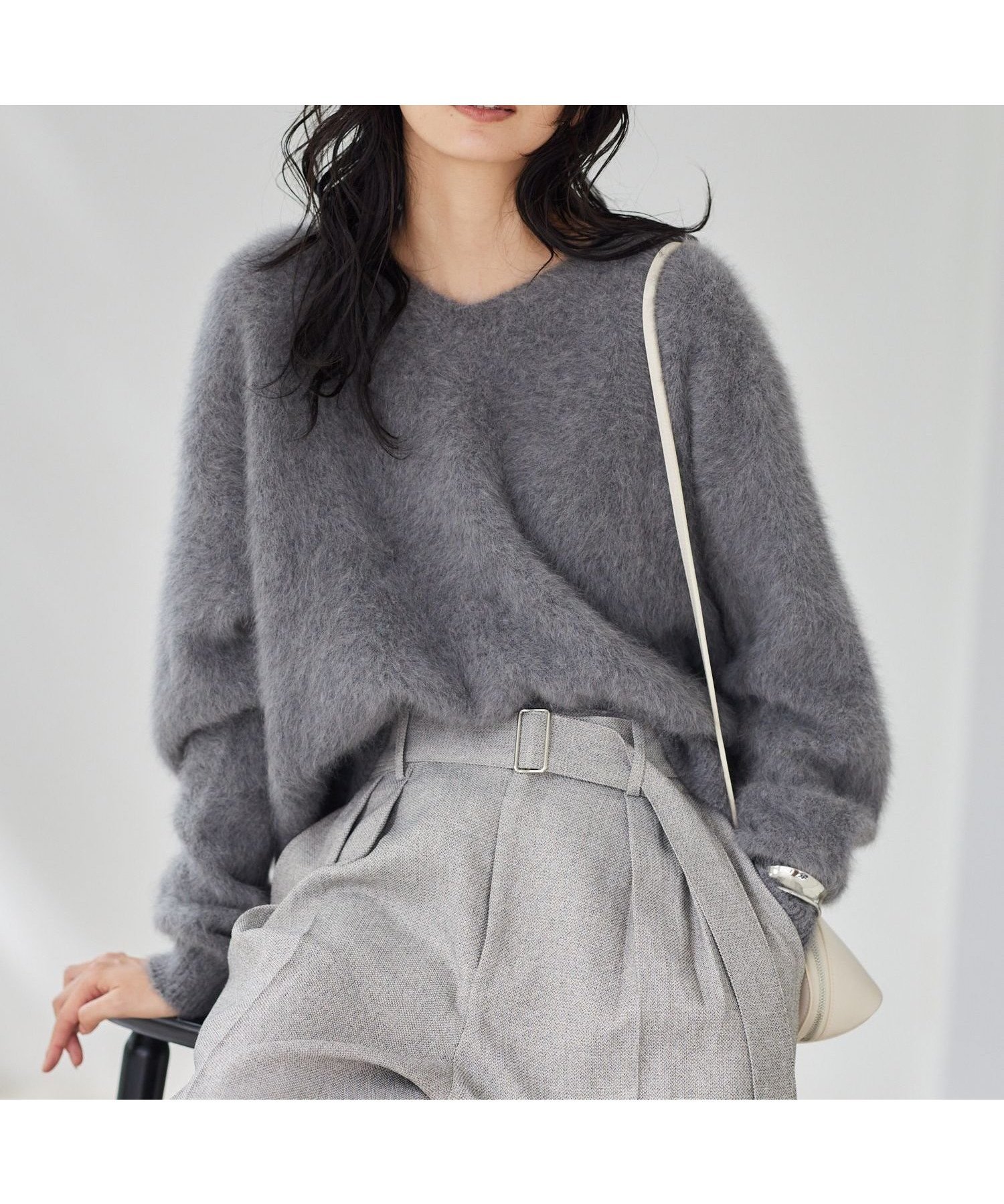 【バンヤードストーム/BARNYARDSTORM】のFOXカシミヤプルオーバー【WEB限定カラー】 インテリア・キッズ・メンズ・レディースファッション・服の通販 founy(ファニー) ファッション Fashion レディースファッション Fashion for Women トップス・カットソー Cut & Sew Tops カジュアルプルオーバー・ニットトップス Pullovers & Knit Tops / Casual Pullovers インナー Innerwear トレンド Trend, Trending Now バランス Balance, Style Balance フォックス Fox, Fox Fur フラット Flat, Flat Shoes リラックス Relax, Relaxed Fit レース Lace, Lace Fabric グレー15|ID: prp329100004706159 ipo3291000000034480438