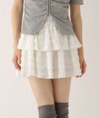 【ヘザー/Heather】のギャザーフリルミニスカート 人気、トレンドファッション・服の通販 founy(ファニー) ファッション Fashion レディースファッション Fashion for Women スカート Skirts ミニスカート Mini Skirts おすすめ Recommended / Our Picks カットソー Cut and Sewn Top デニム Denim, Jeans Material フリル Frill, Ruffle ミニスカート Mini Skirt, Short Skirt thumbnail オフホワイトレース|ID: prp329100004706229 ipo3291000000033988698