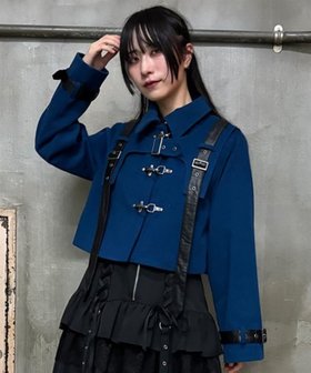 【アクシーズファム/axes femme】のハーネスショートコート 人気、トレンドファッション・服の通販 founy(ファニー) ファッション Fashion レディースファッション Fashion for Women アウター Coat / Outerwear Collection コート・ロングコート・ピーコート Long Coats, Peacoats & More おすすめ Recommended / Our Picks ショート Short, Short Length ボトム Bottoms, Lower Wear |ID:prp329100004706286