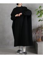 【タカキュー/TAKA-Q】のScuba Knit Relax Long Dress / ダンボールニット リラックスロングワンピース 人気、トレンドファッション・服の通販 founy(ファニー) ファッション Fashion レディースファッション Fashion for Women ワンピース Dresses フォーマル・パーティードレス・結婚式用ドレス Elegant & Casual Dresses おすすめ Recommended / Our Picks シューズ Shoes, Footwear シンプル Simple, Minimal スニーカー Sneakers, Trainers フラット Flat, Flat Shoes リラックス Relax, Relaxed Fit ロング Long, Long-Length thumbnail 05黒|ID: prp329100004706307 ipo3291000000033989286