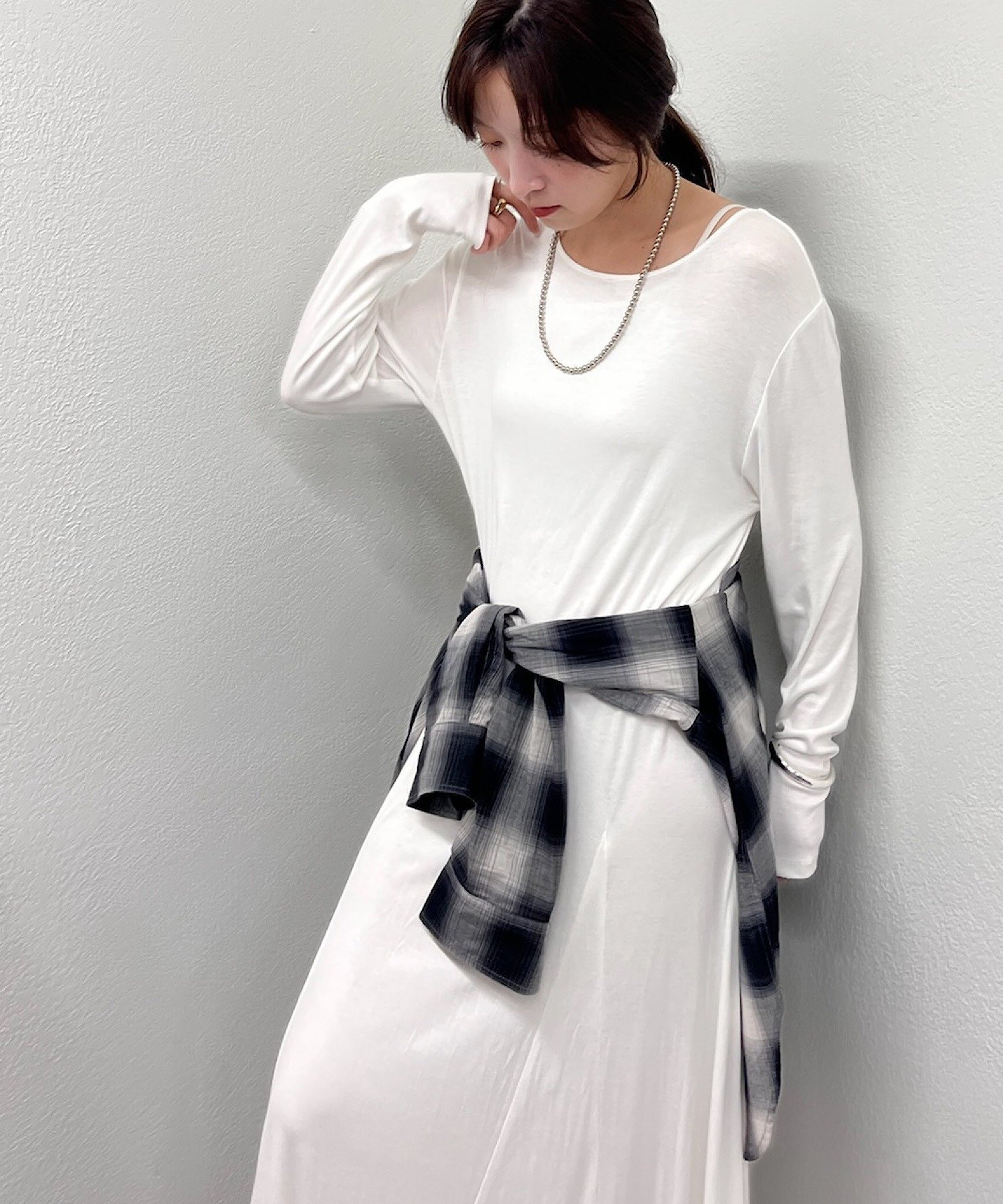 【パルグループ/PAL GROUP】の【SHENERY】フレアカットワンピース インテリア・キッズ・メンズ・レディースファッション・服の通販 founy(ファニー) 　ファッション　Fashion　レディースファッション　Fashion for Women　ワンピース　Dresses　おすすめ　Recommended / Our Picks　カーディガン　Cardigan, Knitwear　シアー　Sheer, See-Through　シューズ　Shoes, Footwear　シンプル　Simple, Minimal　ジャケット　Jacket, Outerwear　マキシ　Maxi, Full Length　ロング　Long, Long-Length　再入荷　Restock / Back in Stock　オフホワイト|ID: prp329100004706318 ipo3291000000033989357
