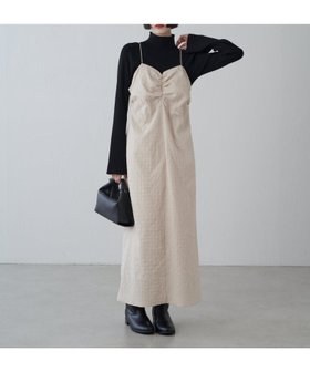 【パルグループ/PAL GROUP】の【Lui s】ジャガードシャーリングキャミワンピース 人気、トレンドファッション・服の通販 founy(ファニー) ファッション Fashion レディースファッション Fashion for Women ワンピース Dresses キャミソールワンピース Camisole Dresses 2025年 2025 2025春夏・S/S Spring/Summer 2025 SS25 インナー Innerwear コレクション Collection, Seasonal Line ジャケット Jacket, Outerwear ロング Long, Long-Length 夏 Summer 秋 Autumn |ID:prp329100004706319