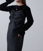 【パルグループ/PAL GROUP】の【Lui s】ジャガードシャーリングキャミワンピース 人気、トレンドファッション・服の通販 founy(ファニー) ファッション Fashion レディースファッション Fashion for Women ワンピース Dresses キャミソールワンピース Camisole Dresses 2025年 2025 2025春夏・S/S Spring/Summer 2025 SS25 インナー Innerwear コレクション Collection, Seasonal Line ジャケット Jacket, Outerwear ロング Long, Long-Length 夏 Summer 秋 Autumn thumbnail ブラック|ID: prp329100004706319 ipo3291000000033989364