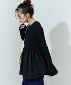 【フリークスストア/FREAK'S STORE】のニット ドッキング ペプラム プルオーバー【限定展開】 人気、トレンドファッション・服の通販 founy(ファニー) ファッション Fashion レディースファッション Fashion for Women トップス・カットソー Cut & Sew Tops ニット Knit Tops & Sweaters カジュアルプルオーバー・ニットトップス Pullovers & Knit Tops / Casual Pullovers 冬 Winter / This Winter おすすめ Recommended / Our Picks スニーカー Sneakers, Trainers スリム Slim, Slim Fit タイトスカート Pencil Skirt, Tight Skirt ダウン Down, Puffer デニム Denim, Jeans Material ドッキング Docking, Mixed Material フェミニン Feminine, Girly ペプラム Peplum, Flared Hem エレガント 上品 Elegant A/W・秋冬 Autumn/Winter thumbnail ブラック|ID: prp329100004706332 ipo3291000000034007257