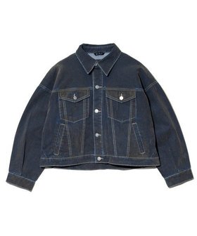 【ゴースローキャラバン/go slow caravan】のMili Plus/ミリプラス フロッキーイージーデニムジャケット (WOMENS) 人気、トレンドファッション・服の通販 founy(ファニー) ファッション Fashion レディースファッション Fashion for Women アウター Coat / Outerwear Collection レディースジャケット・軽アウター Jackets デニムジャケット / カジュアルアウター Denim Jackets おすすめ Recommended / Our Picks シンプル Simple, Minimal ジャケット Jacket, Outerwear デニム Denim, Jeans Material |ID:prp329100004706384