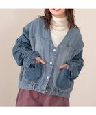 【ゴースローキャラバン/go slow caravan】のmililopiulu/ミリロピュール ギャザースリーブデニムカーデ (WOMENS) 人気、トレンドファッション・服の通販 founy(ファニー) ファッション Fashion レディースファッション Fashion for Women ギャザー Gathered, Ruffled シャーリング Shirring, Ruched thumbnail ブルー|ID: prp329100004706385 ipo3291000000034008705