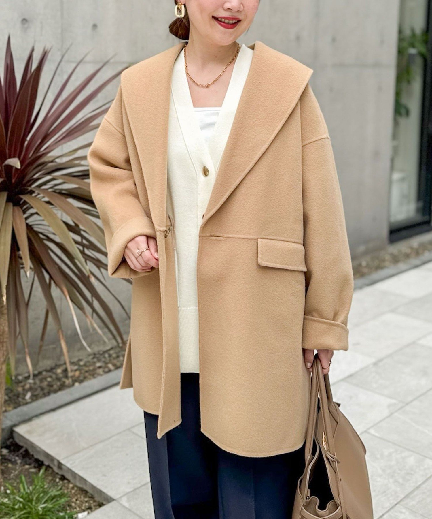 【ノーリーズ/NOLLEY'S】の【一部WEB限定色】SUPER140リバーショールコート インテリア・キッズ・メンズ・レディースファッション・服の通販 founy(ファニー) 　ファッション　Fashion　レディースファッション　Fashion for Women　アウター　Coat / Outerwear Collection　コート・ロングコート・ピーコート　Long Coats, Peacoats & More　スリット　Slit, Slit Detail　ロング　Long, Long-Length　おすすめ　Recommended / Our Picks　2025年　2025　2025-2026秋冬・A/W　Autumn/Winter 2025–26 AW25–26　キャメル|ID: prp329100004706415 ipo3291000000034510358