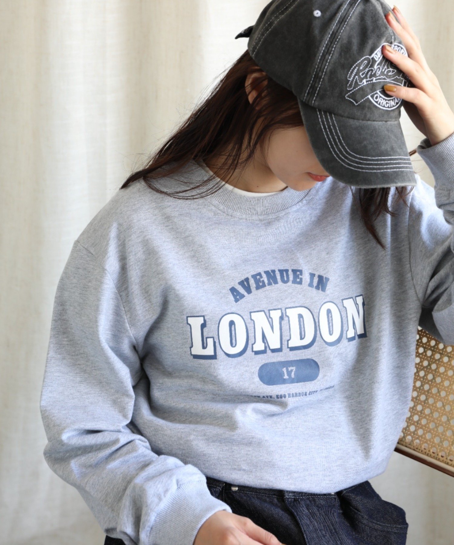 【アイモハ/aimoha】のaimoha -select-/カレッジロゴ長袖Tシャツ インテリア・キッズ・メンズ・レディースファッション・服の通販 founy(ファニー) 　ファッション　Fashion　レディースファッション　Fashion for Women　トップス・カットソー　Cut & Sew Tops　シャツ・ブラウス・オフィスカジュアル　Elegant Blouses & Button-Ups　ロングTシャツ・Tシャツ　Longline T-Shirts & Tees　おすすめ　Recommended / Our Picks　ショルダー　Shoulder, Shoulder Strap　シンプル　Simple, Minimal　スラックス　Slacks, Dress Pants　デニム　Denim, Jeans Material　ドロップ　Drop Shoulder, Dropped Style　ロング　Long, Long-Length　ワーク　Workwear, Utility Style　人気　Popular, Best Seller　定番　Standard, Basic Item　春　Spring　A/W・秋冬　Autumn/Winter　長袖　Long Sleeve, Full Sleeve　グレー|ID: prp329100004706416 ipo3291000000033990319