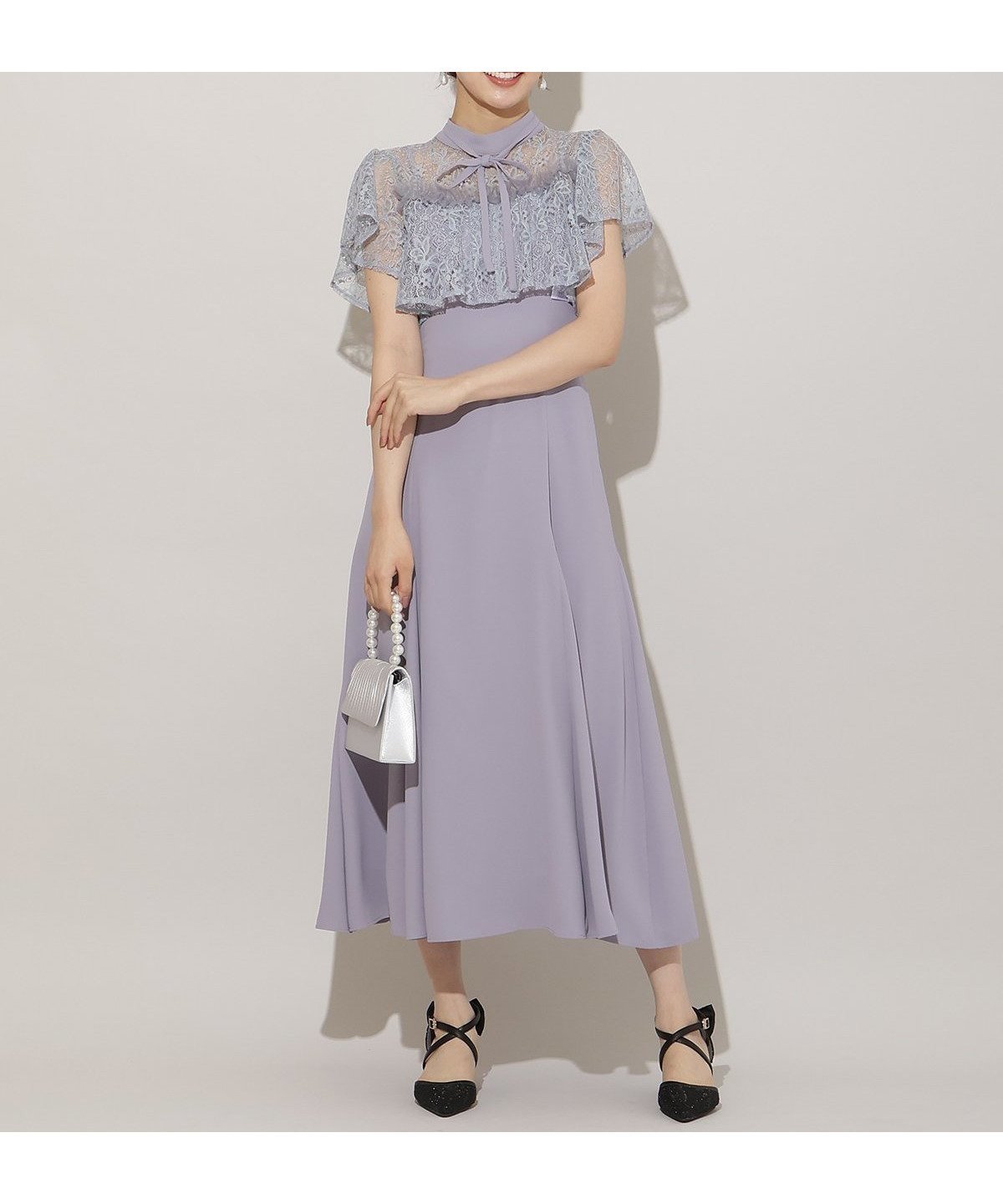 【ウィルセレクション/WILLSELECTION】のタックリボンレースブラウス*バックレースアップワンピース インテリア・キッズ・メンズ・レディースファッション・服の通販 founy(ファニー) 　ファッション　Fashion　レディースファッション　Fashion for Women　ワンピース　Dresses　アクセサリー　Fashion Accessories　キャミワンピース　Cami Dress, Slip Dress　シャーリング　Shirring, Ruched　ショート　Short, Short Length　シンプル　Simple, Minimal　フラワー　Flower, Floral　フレア　Flare, Flared　リボン　Ribbon, Bow　レース　Lace, Lace Fabric　サックス|ID: prp329100004706429 ipo3291000000033990471