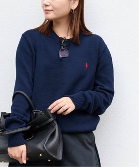 【ジャーナルスタンダード/JOURNAL STANDARD】の【POLO RALPH LAUREN/ポロ ラルフ ローレン】COTTON KNIT PO 人気、トレンドファッション・服の通販 founy(ファニー) ファッション Fashion レディースファッション Fashion for Women トップス・カットソー Cut & Sew Tops ニット Knit Tops & Sweaters |ID:prp329100004706459