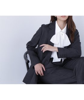 【ナチュラル ビューティー ベーシック/NATURAL BEAUTY BASIC】のシャークスキン SETUPダブルブレストジャケット 人気、トレンドファッション・服の通販 founy(ファニー) ファッション Fashion レディースファッション Fashion for Women アウター Coat / Outerwear Collection レディースジャケット・軽アウター Jackets おすすめ Recommended / Our Picks セットアップ Set-Up, Coordinated Outfit エレガント 上品 Elegant |ID:prp329100004706489