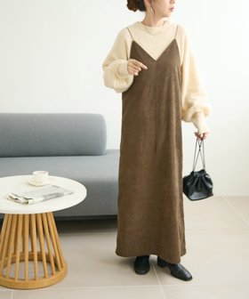 【ディスコート/Discoat】の【WEB限定】コーデュロイキャミワンピース 人気、トレンドファッション・服の通販 founy(ファニー) ファッション Fashion レディースファッション Fashion for Women ワンピース Dresses キャミソールワンピース Camisole Dresses キャミワンピース Cami Dress, Slip Dress コーデュロイ Corduroy, Cord Fabric |ID:prp329100004706563