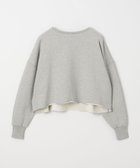 【ユナイテッドアローズ/UNITED ARROWS】のconte クロップド プルオーバースウェット 人気、トレンドファッション・服の通販 founy(ファニー) ファッション Fashion レディースファッション Fashion for Women トップス・カットソー Cut & Sew Tops レディースパーカー・カジュアルフーディー Casual Hoodies & Sweatshirts カジュアルプルオーバー・ニットトップス Pullovers & Knit Tops / Casual Pullovers スウェット・クルーネックトップス Sweatshirts & Crewnecks / Relaxed Fit Sweat Tops クロップド Cropped, Short Length コンパクト Compact, Small Size ビッグ Big, Oversized ボトム Bottoms, Lower Wear thumbnail MD.GRAY|ID: prp329100004706582 ipo3291000000035081766