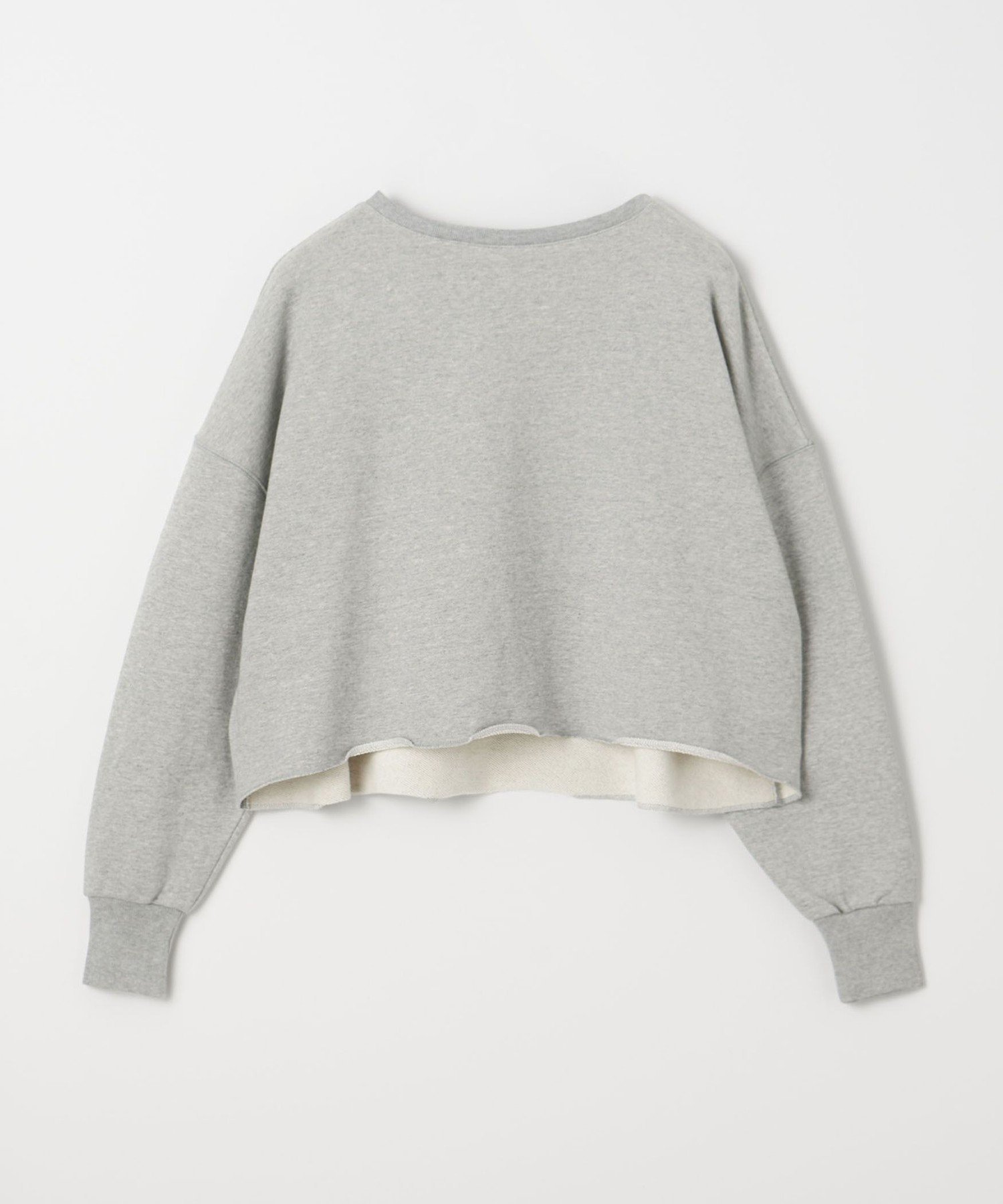 【ユナイテッドアローズ/UNITED ARROWS】のconte クロップド プルオーバースウェット インテリア・キッズ・メンズ・レディースファッション・服の通販 founy(ファニー) 　ファッション　Fashion　レディースファッション　Fashion for Women　トップス・カットソー　Cut & Sew Tops　レディースパーカー・カジュアルフーディー　Casual Hoodies & Sweatshirts　カジュアルプルオーバー・ニットトップス　Pullovers & Knit Tops / Casual Pullovers　スウェット・クルーネックトップス　Sweatshirts & Crewnecks / Relaxed Fit Sweat Tops　クロップド　Cropped, Short Length　コンパクト　Compact, Small Size　ビッグ　Big, Oversized　ボトム　Bottoms, Lower Wear　MD.GRAY|ID: prp329100004706582 ipo3291000000035081766