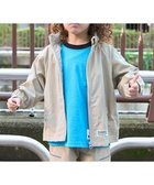 【ナルミヤ オンライン/NARUMIYA ONELINE / KIDS】の【撥水加工】収納袋付きマウンテンパーカ ベージュ|ID: prp329100004706767 ipo3291000000034119904
