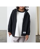 【ナルミヤ オンライン/NARUMIYA ONELINE / KIDS】の【撥水加工】収納袋付きマウンテンパーカ 黒|ID: prp329100004706767 ipo3291000000034119909