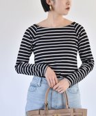 【シップス フォー ウィメン/SHIPS】のquaranciel 洗濯機可能 ラウンドネック ボーダー カットソー 人気、トレンドファッション・服の通販 founy(ファニー) ファッション Fashion レディースファッション Fashion for Women トップス・カットソー Cut & Sew Tops カットソー・ベーシックTシャツ Cut-and-Sewn Tops / Stretch Tees & Basics インナー Innerwear 洗える Machine Washable カットソー Cut and Sewn Top コンパクト Compact, Small Size ジャケット Jacket, Outerwear デニム Denim, Jeans Material ボーダー Border, Stripe ラウンド Round, Round Neck ロング Long, Long-Length おすすめ Recommended / Our Picks 2024年 2024 2024-2025秋冬・A/W Autumn/Winter 2024–25 AW24–25 thumbnail ブラック|ID: prp329100004707156 ipo3291000000033996925