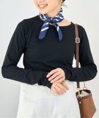 【イエナ/IENA】のコットンシルクテンジク クループルオーバー ブラック|ID: prp329100004707157 ipo3291000000033996937