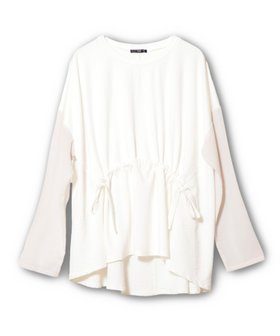 【オズモーシス/OSMOSIS】の切替ギャザーTシャツ 人気、トレンドファッション・服の通販 founy(ファニー) ファッション Fashion レディースファッション Fashion for Women トップス・カットソー Cut & Sew Tops シャツ・ブラウス・オフィスカジュアル Elegant Blouses & Button-Ups ロングTシャツ・Tシャツ Longline T-Shirts & Tees とろみ Fluid, Flowy Fabric カットソー Cut and Sewn Top ギャザー Gathered, Ruffled シアー Sheer, See-Through 再入荷 Restock / Back in Stock 切替 Switching, Contrast Panel A/W・秋冬 Autumn/Winter |ID:prp329100004707162