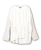 【オズモーシス/OSMOSIS】の切替ギャザーTシャツ 人気、トレンドファッション・服の通販 founy(ファニー) ファッション Fashion レディースファッション Fashion for Women トップス・カットソー Cut & Sew Tops シャツ・ブラウス・オフィスカジュアル Elegant Blouses & Button-Ups ロングTシャツ・Tシャツ Longline T-Shirts & Tees とろみ Fluid, Flowy Fabric カットソー Cut and Sewn Top ギャザー Gathered, Ruffled シアー Sheer, See-Through 再入荷 Restock / Back in Stock 切替 Switching, Contrast Panel A/W・秋冬 Autumn/Winter thumbnail IVORY|ID: prp329100004707162 ipo3291000000033996980