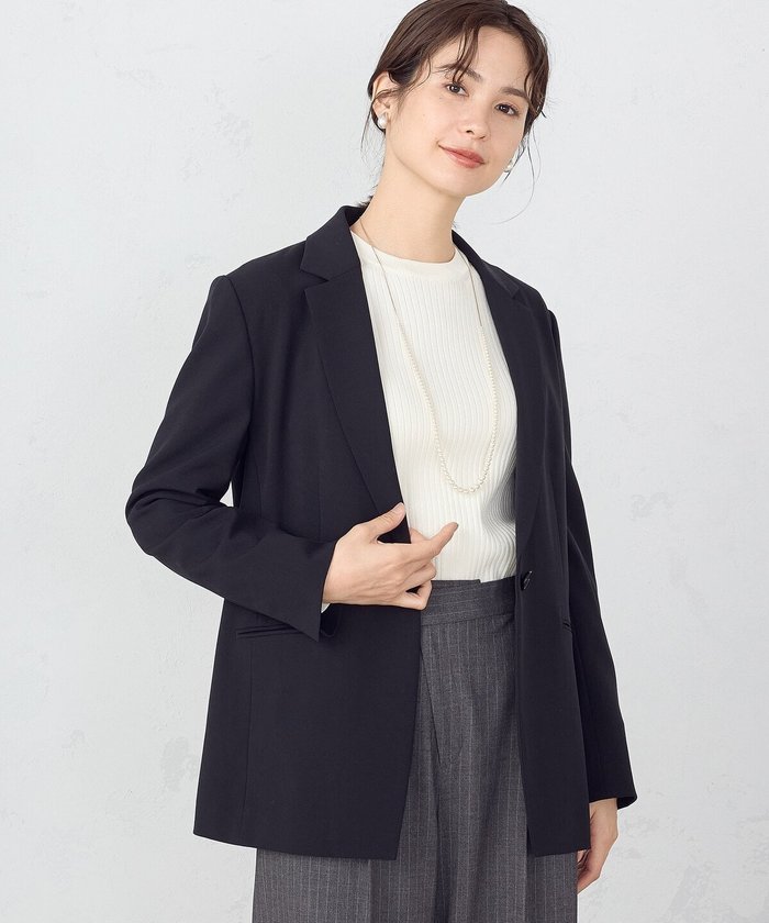 【コムサイズム/COMME CA ISM】の2WAYストレッチ ジャケット インテリア・キッズ・メンズ・レディースファッション・服の通販 founy(ファニー) https://founy.com/ ファッション Fashion レディースファッション Fashion for Women アウター Coat / Outerwear Collection レディースジャケット・軽アウター Jackets オケージョン Occasion Wear クラシック Classic, Timeless Style シンプル Simple, Minimal ジャケット Jacket, Outerwear ストレッチ Stretch, Stretchy Fabric スリット Slit, Slit Detail セレモニー Ceremony ボックス Boxy, Box Shape ポケット Pocket, Pocket Detail 入学式 Entrance Ceremony 卒業式 Graduation Ceremony 抗菌 Antibacterial, Bacteria-Resistant 春 Spring 秋 Autumn ビジネス 仕事 通勤 Business / Work / Commuting |ID: prp329100004707182 ipo3291000000033997211