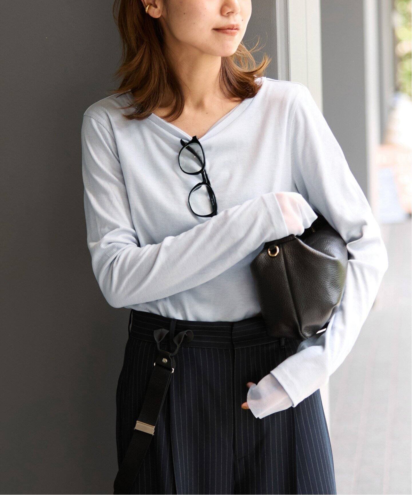 【ジャーナルスタンダード レリューム/JOURNAL STANDARD relume】の《追加2/2枚セット》3WAYチュールレイヤード T インテリア・キッズ・メンズ・レディースファッション・服の通販 founy(ファニー) 　ファッション　Fashion　レディースファッション　Fashion for Women　2025年　2025　2025春夏・S/S　Spring/Summer 2025 SS25　インナー　Innerwear　チュール　Tulip, Tulip Motif　メッシュ　Mesh, Net Fabric　サックスブルー|ID: prp329100004707186 ipo3291000000035174252