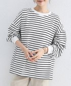 【ミニミニストア/miniministore】のボーダーtシャツ レディース 長袖ロンT 人気、トレンドファッション・服の通販 founy(ファニー) ファッション Fashion レディースファッション Fashion for Women トップス・カットソー Cut & Sew Tops シャツ・ブラウス・オフィスカジュアル Elegant Blouses & Button-Ups ロングTシャツ・Tシャツ Longline T-Shirts & Tees カットソー Cut and Sewn Top デニム Denim, Jeans Material 長袖 Long Sleeve, Full Sleeve フェミニン Feminine, Girly ボーダー Border, Stripe 無地 Plain, Solid Color ラウンド Round, Round Neck リラックス Relax, Relaxed Fit ロング Long, Long-Length A/W・秋冬 Autumn/Winter thumbnail ホワイトボーダー|ID: prp329100004707196 ipo3291000000033997360