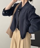 【アイモハ/aimoha】の【BANICO】スエードショートジャケット 人気、トレンドファッション・服の通販 founy(ファニー) ファッション Fashion レディースファッション Fashion for Women アウター Coat / Outerwear Collection レディースジャケット・軽アウター Jackets クラシック Classic, Timeless Style ショート Short, Short Length ジャケット Jacket, Outerwear デニム Denim, Jeans Material モダン Modern, Contemporary thumbnail ネイビー|ID: prp329100004707202 ipo3291000000033997455