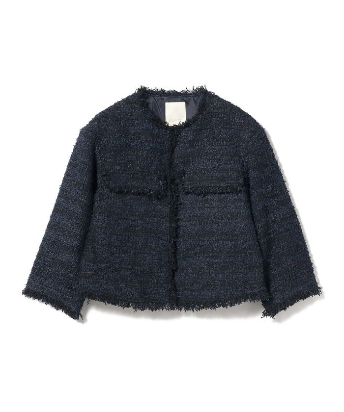 【ビームス ウイメン/BEAMS】のツイード ノーカラー ジャケット インテリア・キッズ・メンズ・レディースファッション・服の通販 founy(ファニー) https://founy.com/ ファッション Fashion レディースファッション Fashion for Women アウター Coat / Outerwear Collection レディースジャケット・軽アウター Jackets ノーカラージャケット / シンプル上品コーデ Collarless Jackets インナー Innerwear コンパクト Compact, Small Size ジャケット Jacket, Outerwear タートルネック Turtleneck, High Neck ツイード Twill, Twill Weave デニム Denim, Jeans Material トレンド Trend, Trending Now バランス Balance, Style Balance フラップ Flap, Flap Pocket ポケット Pocket, Pocket Detail ミックス Mix, Mixed Style リラックス Relax, Relaxed Fit 再入荷 Restock / Back in Stock おすすめ Recommended / Our Picks エレガント 上品 Elegant セレモニー Ceremony |ID: prp329100004707207 ipo3291000000033997534