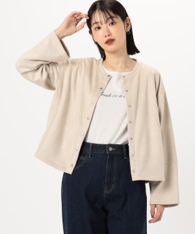 【コムサイズム/COMME CA ISM】のダンボールニット スナップ ショートブルゾン 人気、トレンドファッション・服の通販 founy(ファニー) ファッション Fashion レディースファッション Fashion for Women アウター Coat / Outerwear Collection ブルゾンジャケット・スポーティアウター Blouson Jackets トップス・カットソー Cut & Sew Tops ニット Knit Tops & Sweaters コンパクト Compact, Small Size ショート Short, Short Length トレンド Trend, Trending Now バランス Balance, Style Balance フロント Front, Front Design ブルゾン Blouson, Bomber Jacket ポケット Pocket, Pocket Detail ワーク Workwear, Utility Style エレガント 上品 Elegant |ID:prp329100004707219
