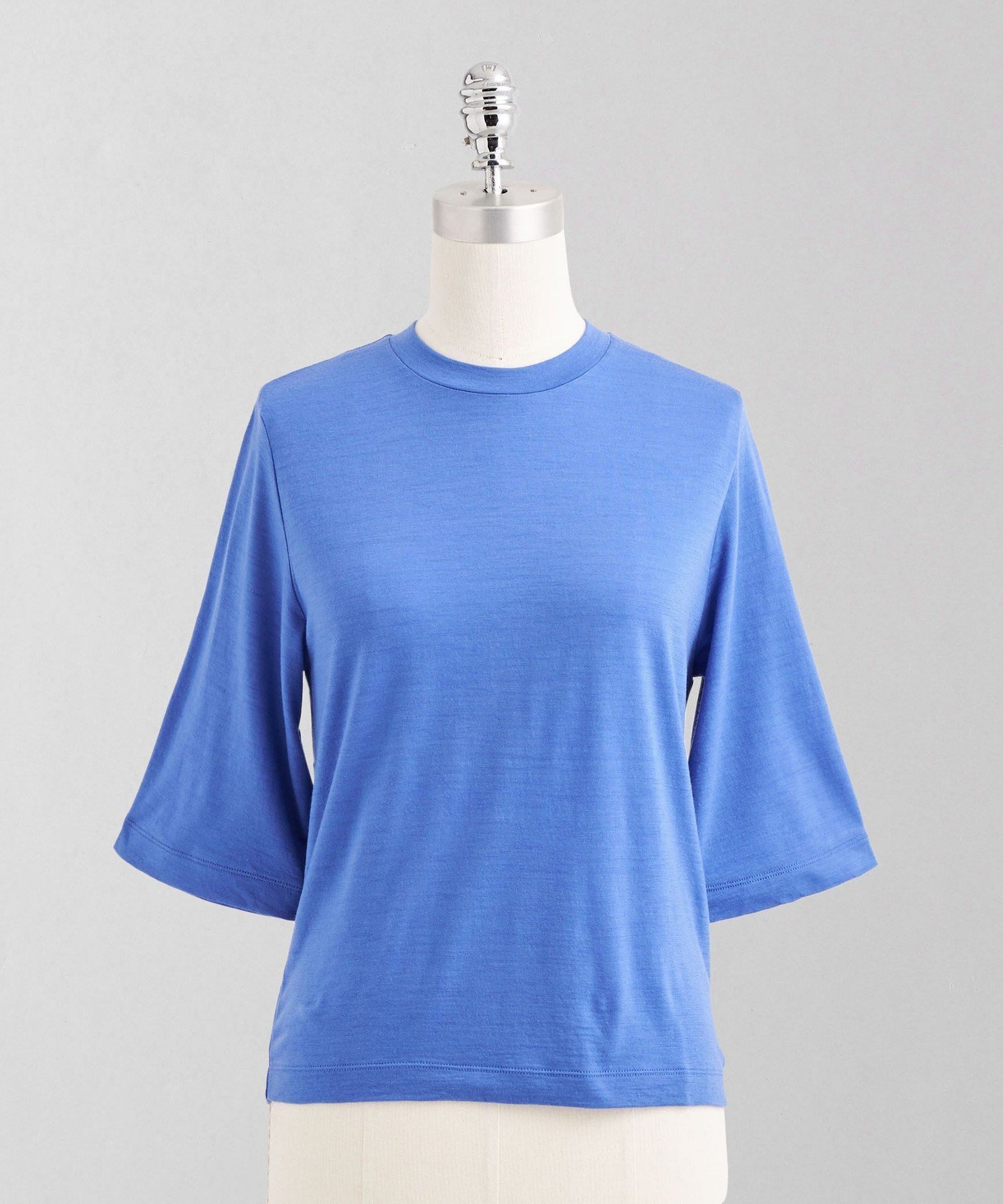 【ユナイテッドアローズ/UNITED ARROWS】のLOEFF W 五分袖 Tシャツ 人気、トレンドファッション・服の通販 founy(ファニー) 　ファッション　Fashion　レディースファッション　Fashion for Women　トップス・カットソー　Cut & Sew Tops　シャツ・ブラウス・オフィスカジュアル　Elegant Blouses & Button-Ups　ロングTシャツ・Tシャツ　Longline T-Shirts & Tees　インナー　Innerwear　秋　Autumn　カーディガン　Cardigan, Knitwear　コンパクト　Compact, Small Size　シンプル　Simple, Minimal　ジャケット　Jacket, Outerwear　スリーブ　Sleeve, Long Sleeve / Short Sleeve　ドレープ　Drape, Draping Fabric　バランス　Balance, Style Balance　フレアースリーブ　Flared Sleeve, Bell Sleeve　ボーダー　Border, Stripe　ロング　Long, Long-Length　夏　Summer　エレガント 上品　Elegant　 other-1|ID: prp329100004707225 ipo3291000000033997764