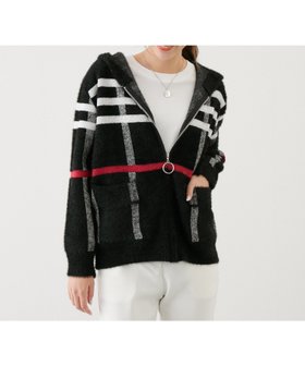 【ジャイロ/JAYRO】のシャギーチェックガラフードブルゾン 人気、トレンドファッション・服の通販 founy(ファニー) ファッション Fashion レディースファッション Fashion for Women アウター Coat / Outerwear Collection ブルゾンジャケット・スポーティアウター Blouson Jackets おすすめ Recommended / Our Picks シンプル Simple, Minimal ジップ Zip, Zipper チェック Check, Plaid, Tartan ブルゾン Blouson, Bomber Jacket ボトム Bottoms, Lower Wear ポケット Pocket, Pocket Detail 冬 Winter / This Winter A/W・秋冬 Autumn/Winter |ID:prp329100004707226