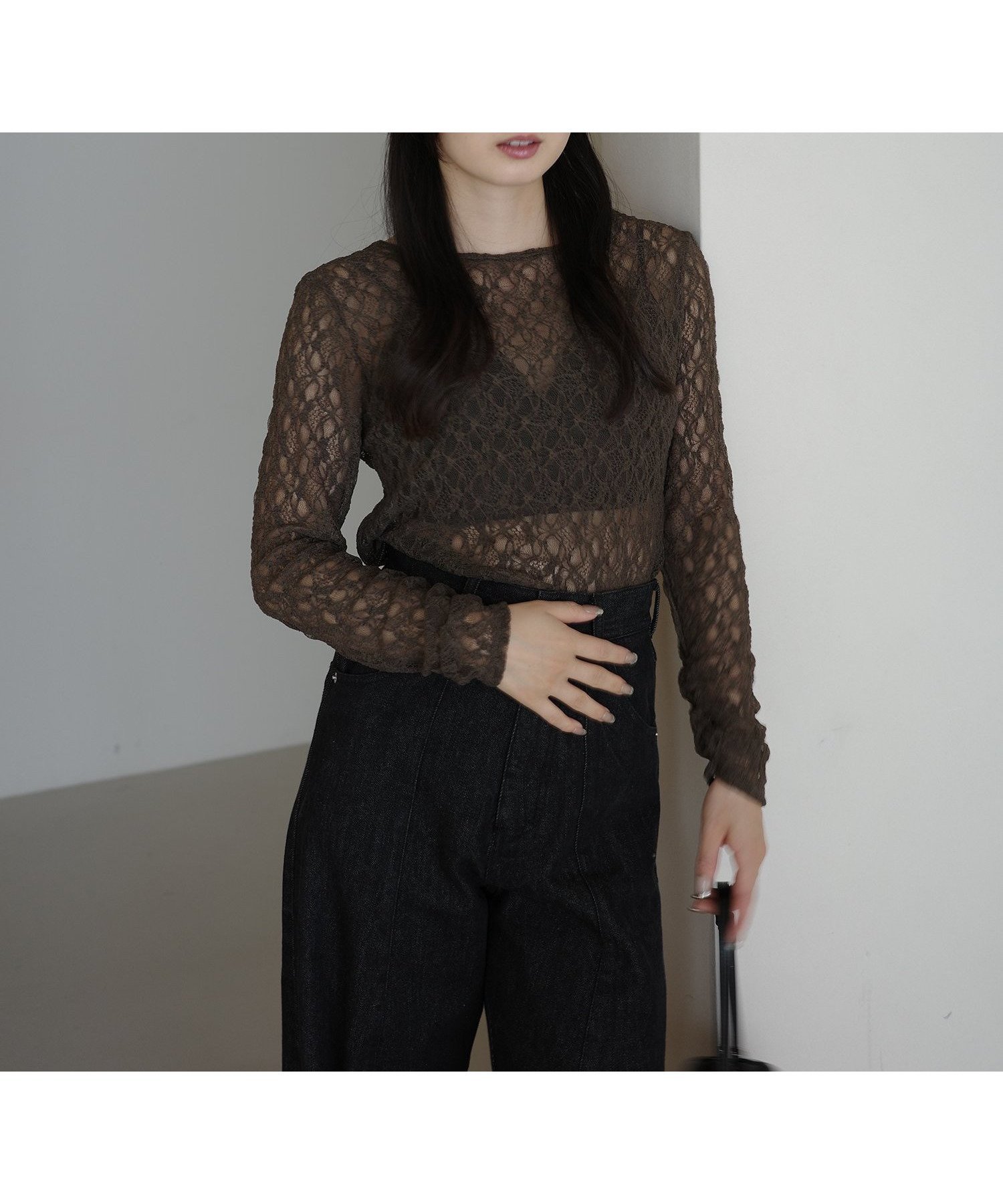 【エイミーイストワール/eimy istoire】のレーストップス インテリア・キッズ・メンズ・レディースファッション・服の通販 founy(ファニー) 　ファッション　Fashion　レディースファッション　Fashion for Women　トップス・カットソー　Cut & Sew Tops　エレガント 上品　Elegant　キャミ　Camisole, Cami Top　ギャザー　Gathered, Ruffled　クラシカル　Classical, Vintage-Inspired　ストレッチ　Stretch, Stretchy Fabric　スラックス　Slacks, Dress Pants　スリーブ　Sleeve, Long Sleeve / Short Sleeve　デニム　Denim, Jeans Material　パターン　Pattern, Design Print　フェミニン　Feminine, Girly　マーメイド　Mermaid, Fishtail Silhouette　ラウンド　Round, Round Neck　レース　Lace, Lace Fabric　再入荷　Restock / Back in Stock　おすすめ　Recommended / Our Picks　夏　Summer　KHAKI|ID: prp329100004707228 ipo3291000000033997812