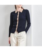 【ユナイテッドアローズ/UNITED ARROWS】のポロカラー リブニット NAVY|ID: prp329100004707243 ipo3291000000033997940