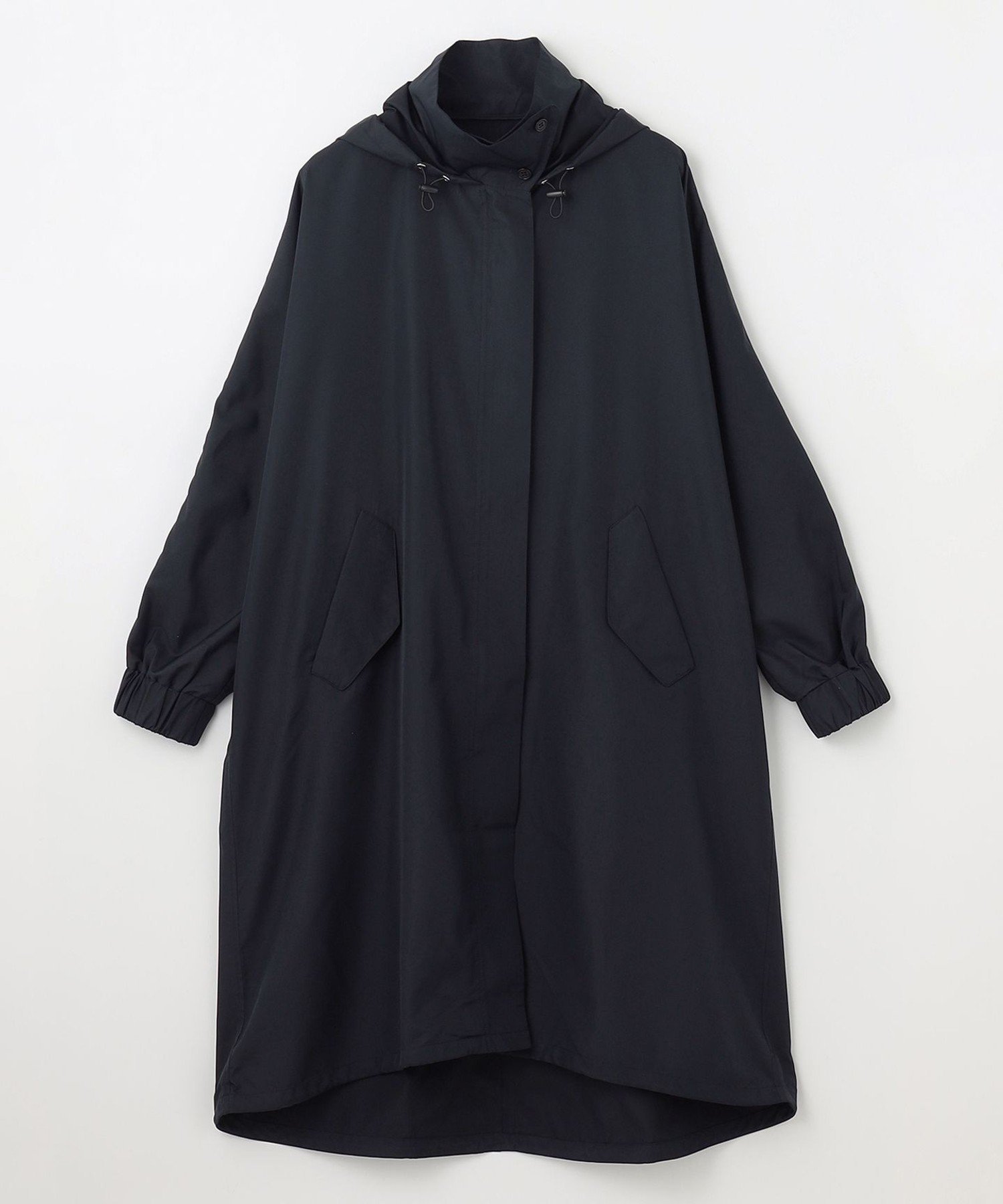 【エニー/ANY】のレインコート インテリア・キッズ・メンズ・レディースファッション・服の通販 founy(ファニー) 　ファッション　Fashion　レディースファッション　Fashion for Women　アウター　Coat / Outerwear Collection　コート・ロングコート・ピーコート　Long Coats, Peacoats & More　シンプル　Simple, Minimal　ヘムライン　Hemline, Bottom Cut　ポケット　Pocket, Pocket Detail　ポーチ　Pouch, Small Case　ロング　Long, Long-Length　再入荷　Restock / Back in Stock　旅行　Travel　ネイビー[075]|ID: prp329100004707246 ipo3291000000033997994