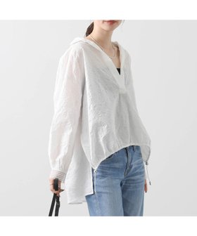 【グレディブリリアン/Gready Brilliant】のスキッパードロストシャツ 人気、トレンドファッション・服の通販 founy(ファニー) ファッション Fashion レディースファッション Fashion for Women トップス・カットソー Cut & Sew Tops シャツ・ブラウス・オフィスカジュアル Elegant Blouses & Button-Ups クロップド Cropped, Short Length スキッパー Skipper, Open Collar バランス Balance, Style Balance ルーズ Loose, Oversized |ID:prp329100004707253