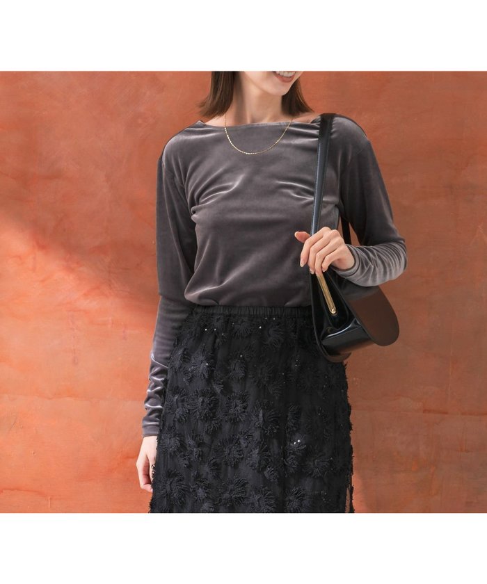 【アーバンリサーチ ロッソ/URBAN RESEARCH ROSSO】の『別注』GREYCHORD*ROSSO MIRAベロアカットソー インテリア・キッズ・メンズ・レディースファッション・服の通販 founy(ファニー) https://founy.com/ ファッション Fashion レディースファッション Fashion for Women トップス・カットソー Cut & Sew Tops カットソー・ベーシックTシャツ Cut-and-Sewn Tops / Stretch Tees & Basics ベロアトップス Velour Tops / Velvet-Look Items 2022年 2022 2022 春夏 S/S Spring/Summer 2022 SS22 2024年 2024 2024-2025秋冬・A/W Autumn/Winter 2024–25 AW24–25 冬 Winter / This Winter 別注 Limited Edition, Custom Order A/W・秋冬 Autumn/Winter |ID: prp329100004707260 ipo3291000000033998108