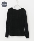【アーバンリサーチ ロッソ/URBAN RESEARCH ROSSO】の『別注』GREYCHORD*ROSSO MIRAベロアカットソー BLACK|ID: prp329100004707260 ipo3291000000033998115