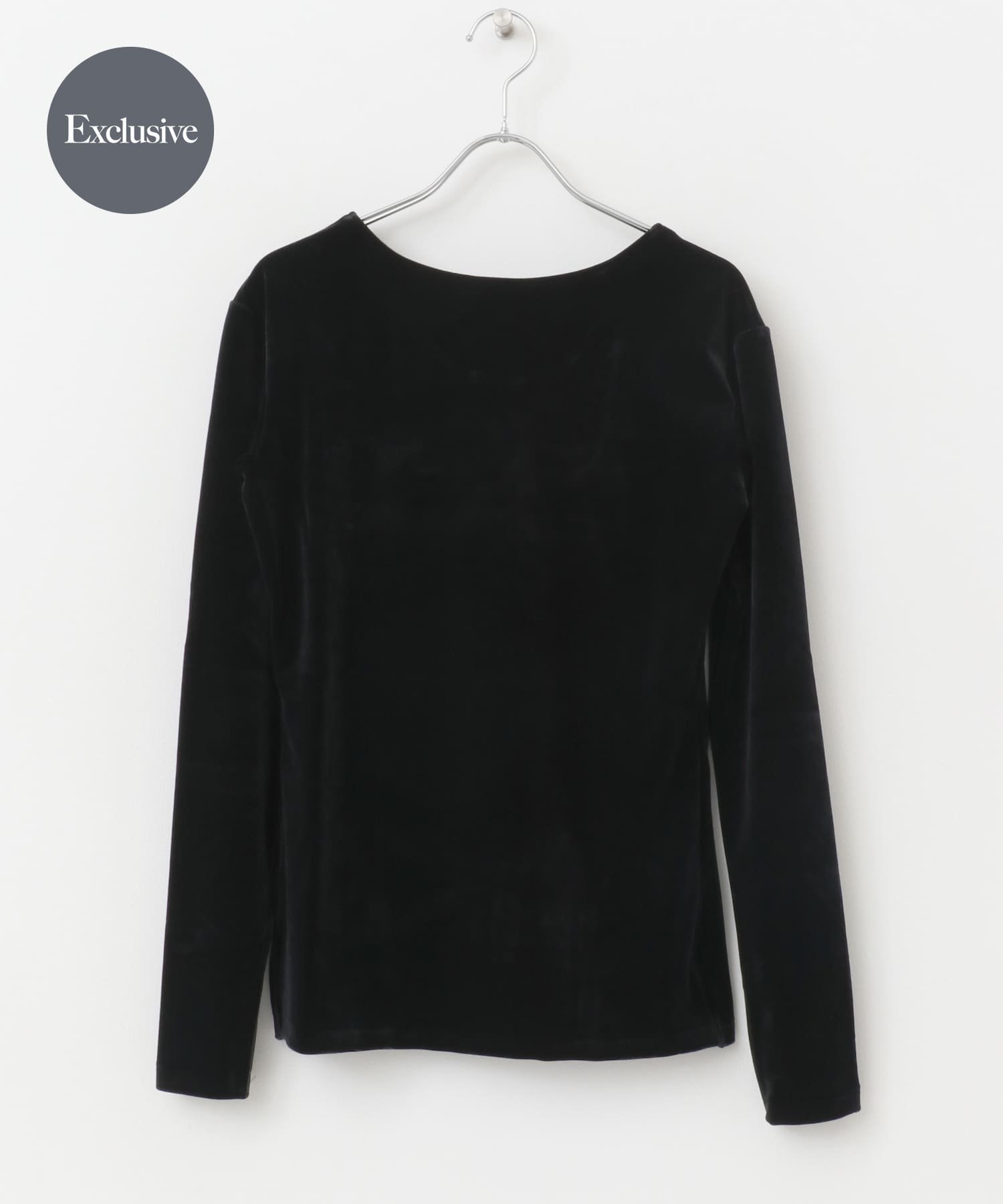 【アーバンリサーチ ロッソ/URBAN RESEARCH ROSSO】の『別注』GREYCHORD*ROSSO MIRAベロアカットソー インテリア・キッズ・メンズ・レディースファッション・服の通販 founy(ファニー) 　ファッション　Fashion　レディースファッション　Fashion for Women　トップス・カットソー　Cut & Sew Tops　カットソー・ベーシックTシャツ　Cut-and-Sewn Tops / Stretch Tees & Basics　ベロアトップス　Velour Tops / Velvet-Look Items　2022年　2022　2022 春夏 S/S　Spring/Summer 2022 SS22　2024年　2024　2024-2025秋冬・A/W　Autumn/Winter 2024–25 AW24–25　冬　Winter / This Winter　別注　Limited Edition, Custom Order　A/W・秋冬　Autumn/Winter　BLACK|ID: prp329100004707260 ipo3291000000033998115