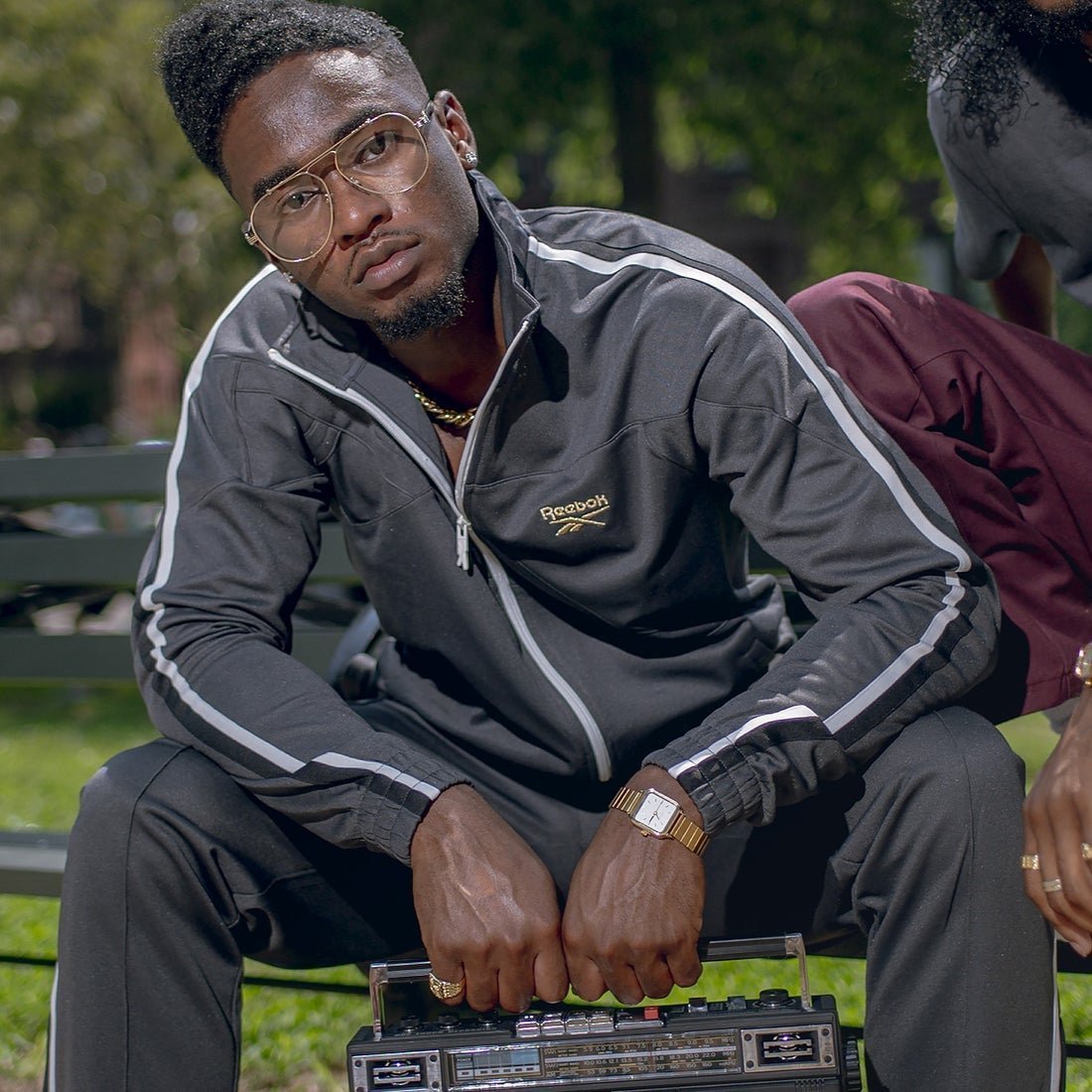 【リーボック/Reebok】のヒューマンライツナウ ヒップホップ ベクタートラックトップ / TRACKTOP インテリア・キッズ・メンズ・レディースファッション・服の通販 founy(ファニー) 　ファッション　Fashion　レディースファッション　Fashion for Women　ワンピース　Dresses　スーツ　Suit, Formalwear　フロント　Front, Front Design　メンズ　Men's, Menswear　グレー_100072976|ID: prp329100004707269 ipo3291000000033998186