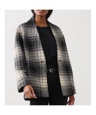 【バナナリパブリック ファクトリーストア/BANANA REPUBLIC FACTORY STORE】のBANANA REPUBLIC FACTORY STORE ニットブークレ コート BLACK_PLAID|ID: prp329100004707272 ipo3291000000034528708