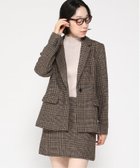 【バナナリパブリック ファクトリーストア/BANANA REPUBLIC FACTORY STORE】のBANANA REPUBLIC FACTORY STORE PLAID LNL BLAZER 人気、トレンドファッション・服の通販 founy(ファニー) ファッション Fashion レディースファッション Fashion for Women thumbnail BROWN_PLAID|ID: prp329100004707274 ipo3291000000033998219