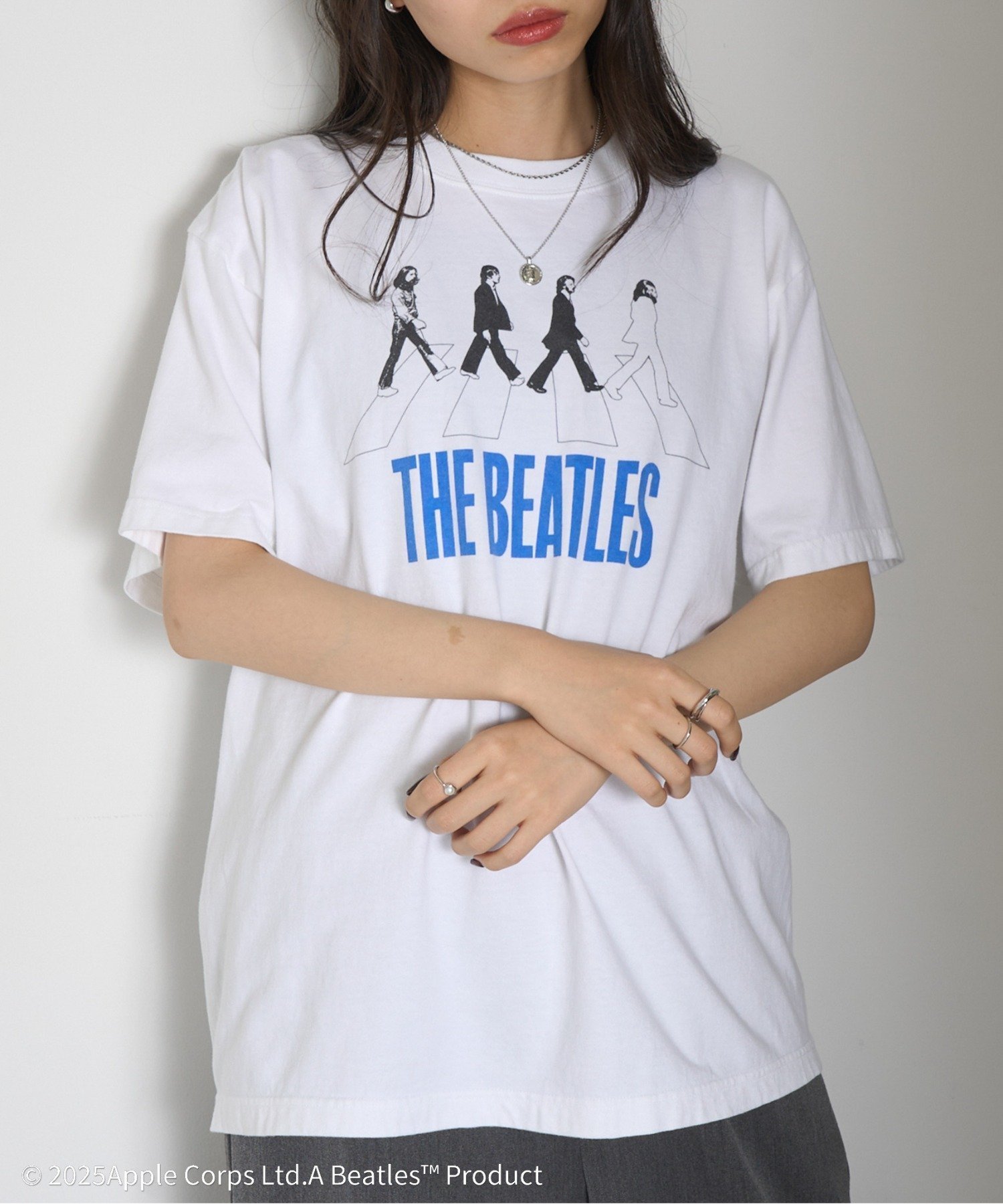 【カセットチャート/Cassette Chart】のGOOD ROCK SPEED/バンドTシャツ THE BEATLES インテリア・キッズ・メンズ・レディースファッション・服の通販 founy(ファニー) 　ファッション　Fashion　レディースファッション　Fashion for Women　トップス・カットソー　Cut & Sew Tops　シャツ・ブラウス・オフィスカジュアル　Elegant Blouses & Button-Ups　ロングTシャツ・Tシャツ　Longline T-Shirts & Tees　ヴィンテージ　Vintage Style　キャラクター　Character, Licensed Characters　グラフィック　Graphic, Graphic Design　ジャケット　Jacket, Outerwear　プリント　Print, Printed Pattern　再入荷　Restock / Back in Stock　おすすめ　Recommended / Our Picks　WHT|ID: prp329100004707277 ipo3291000000033998259