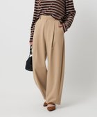 【ビューティ&ユース ユナイテッドアローズ/BEAUTY&YOUTH / UNITED ARROWS】のポリエステルブレンド カーブパンツ BEIGE|ID: prp329100004707282 ipo3291000000034517828