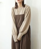 【その他のブランド/Other】のジャガードボタンスリーブトップス グレージュ|ID: prp329100004707285 ipo3291000000033998390