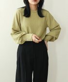 【その他のブランド/Other】のジャガードボタンスリーブトップス ピスタチオ|ID: prp329100004707285 ipo3291000000033998393